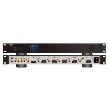 OSD Nero MX1250 DSP Matrix 12-Channel Amplifier, 6-Zone Multi-Room Audio System for Whole Home Audio